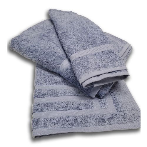 Fairview Hand Towel, Cotton Dobby Border, 16x30, 3.95 lbs/dz, Colonial Blue